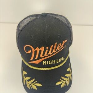 Miller High Life Black and Orange Hat